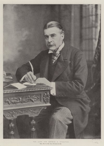 Feu Sir Arthur S Sullivan - English Photographer