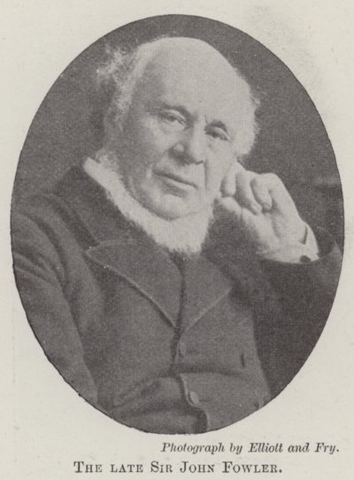 Feu Sir John Fowler - English Photographer