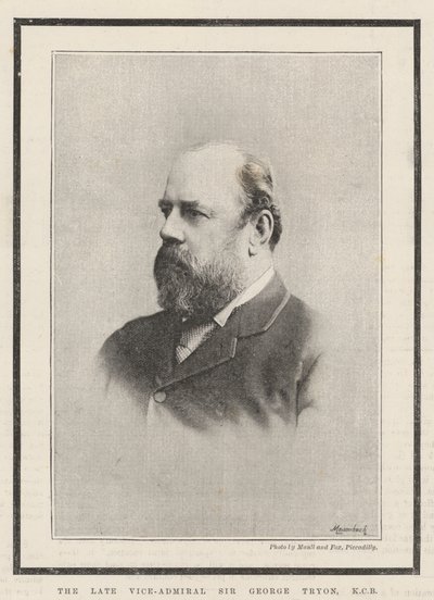 Feu Vice-Amiral Sir George Tryon, KCB - English Photographer