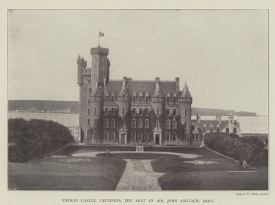 Château de Thurso, Caithness, résidence de Sir John Sinclair, baronnet - English Photographer