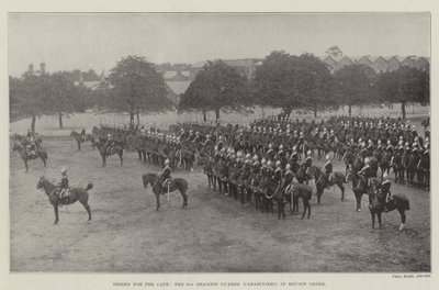 Troupes pour le Cap, les 6e Dragoon Guards (Carabiniers) en tenue de revue - English Photographer