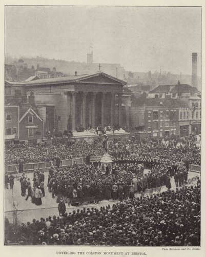 Dévoilement du monument Colston à Bristol - English Photographer