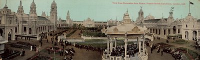 Vue du Palais des Arts Décoratifs, Exposition Franco-Britannique, Londres, 1908 - English Photographer