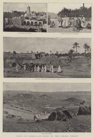 Vues de Biskra, une oasis dans le désert du Sahara - English Photographer