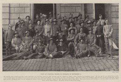 Visite des troupes coloniales à Windsor le 3 septembre - English Photographer
