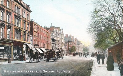 Wellington Terrace et Notting Hill Gate - English Photographer