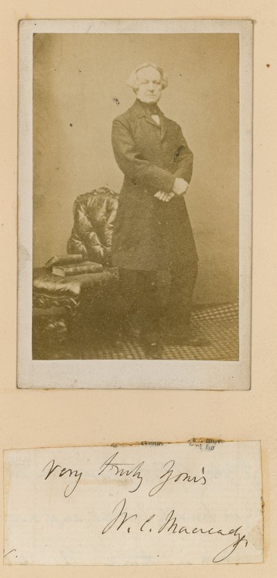 William Macready, acteur - English Photographer