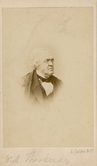 William Makepeace Thackeray - English Photographer