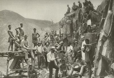 Travail dans une ancienne mine d
