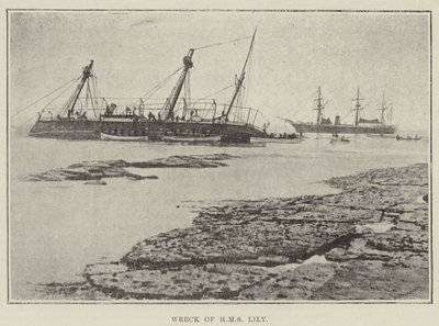 Naufrage du HMS Lily - English Photographer