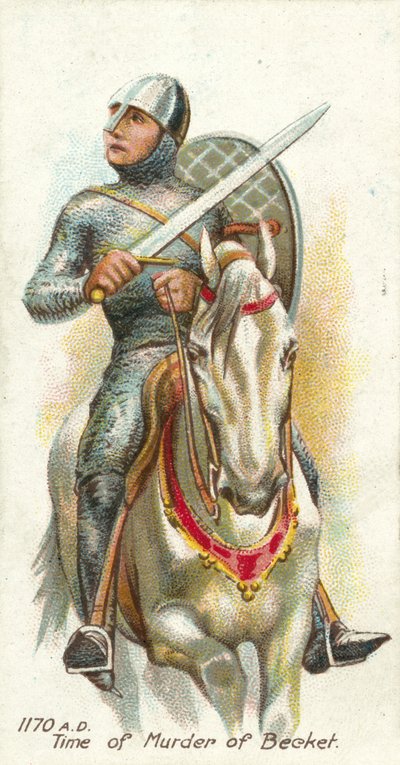 1170 apr. J.-C., Époque du meurtre de Becket - English School
