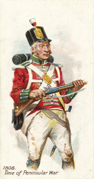 1808, époque de la guerre péninsulaire - English School
