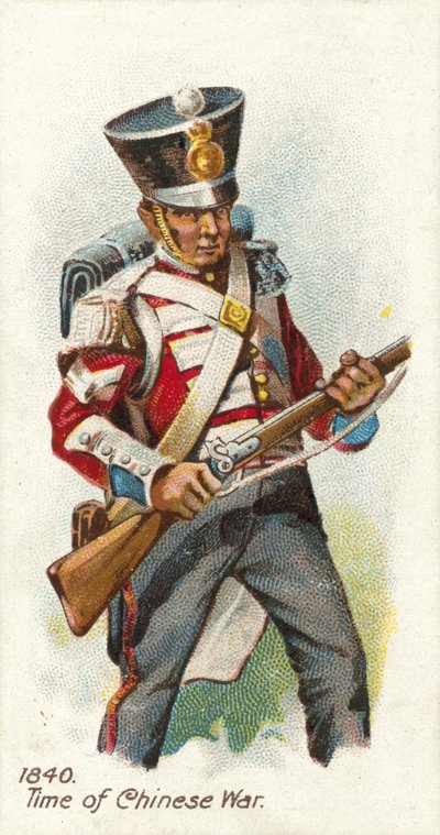 1840, époque de la guerre de Chine - English School