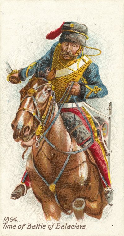 1854, époque de la bataille de Balaklava - English School