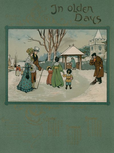 Calendrier 1905 avec vers d