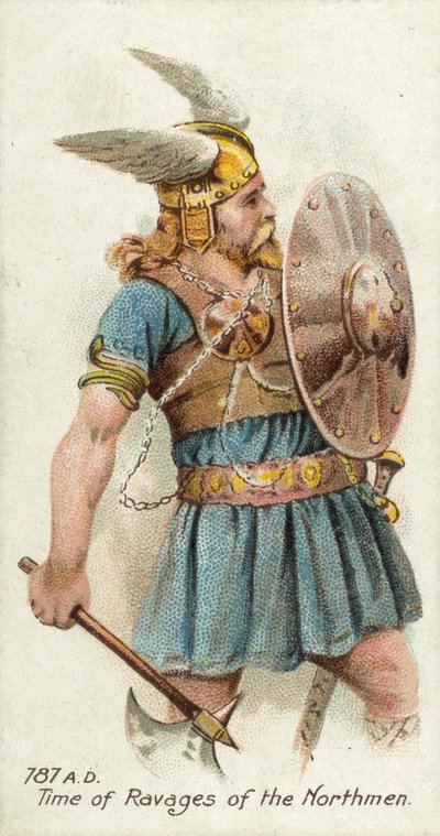 787 apr. J.-C., Époque des ravages des Northmen - English School