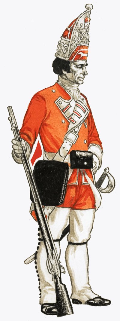 92ème. Grenadier à pied 1751 - English School