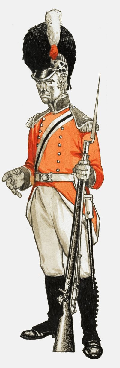 92e. Hon. Artillery Co. Infantry Div. Privé 1803 - English School