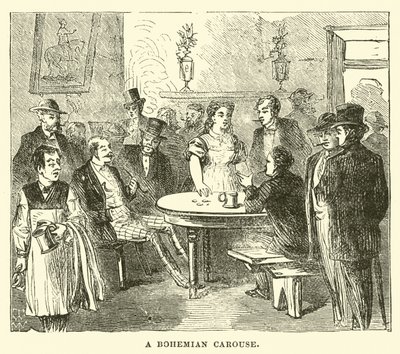 Une beuverie bohémienne - English School