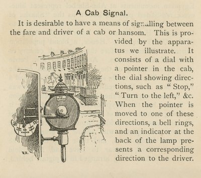 Un signal de taxi - English School
