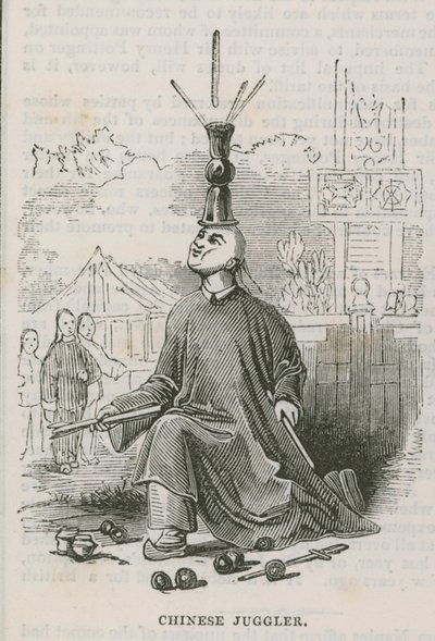 Un jongleur chinois; Une visite à la Collection chinoise - English School