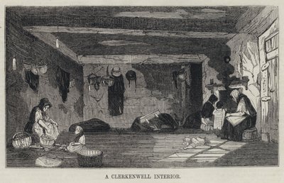 Un Intérieur de Clerkenwell (gravure) - English School