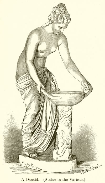 Une Danaïde (Statue au Vatican) - English School