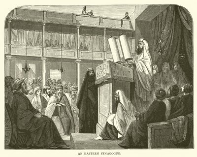 Une Synagogue Orientale - English School