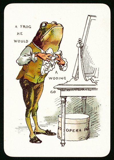 Une grenouille voulait aller courtiser - English School