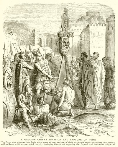 Invasion et capture de Rome par un chef gaulois - English School