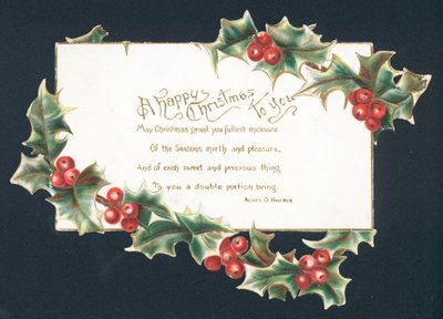Un joyeux Noël pour vous - carte de Noël - English School