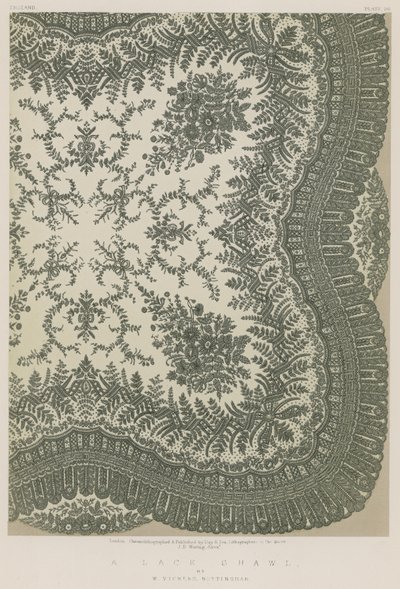 Châle en dentelle - English School