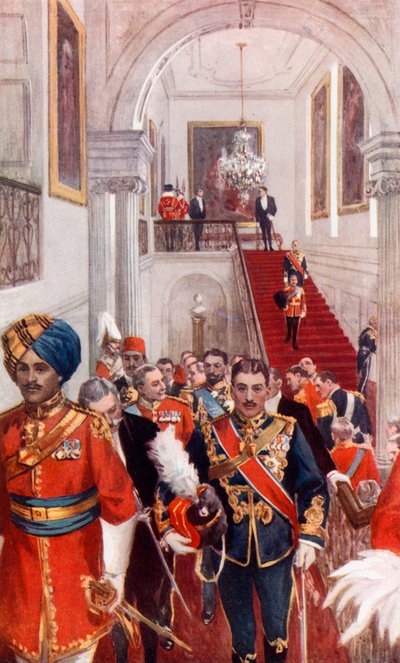 Une levée au palais de St James - English School