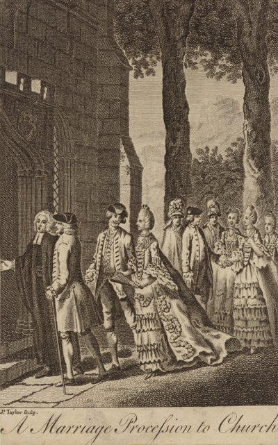 Une procession de mariage à l