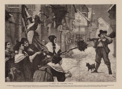 Un joyeux vieux Noël personnalisé (gravure) - English School