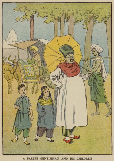 Un gentleman parsi et ses enfants - English School