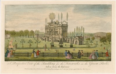 Vue en perspective du bâtiment pour les feux d