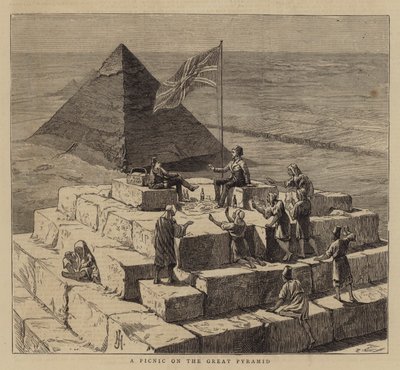 Un pique-nique sur la grande pyramide - English School