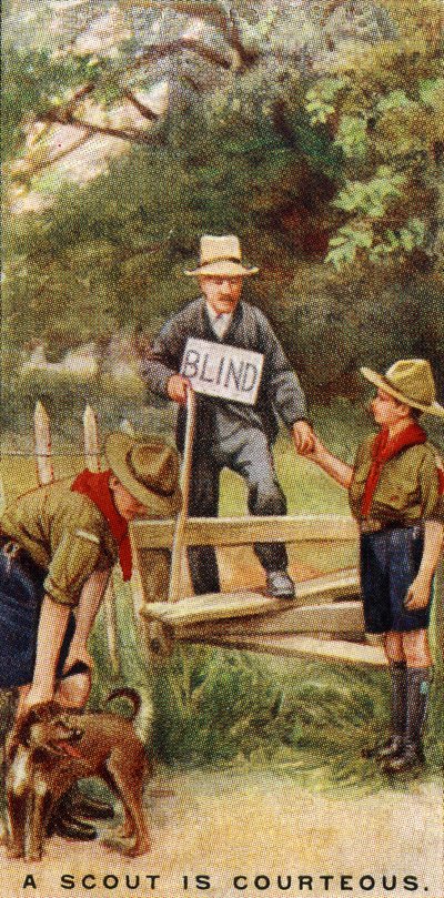 Un scout est courtois, 1929 - English School
