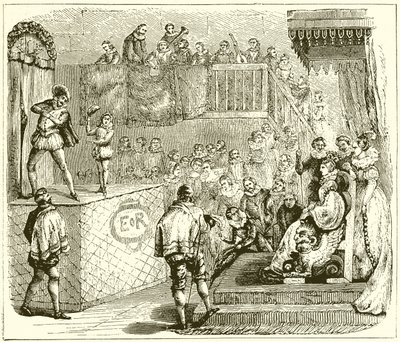 Une pièce de théâtre au XVIe siècle - English School