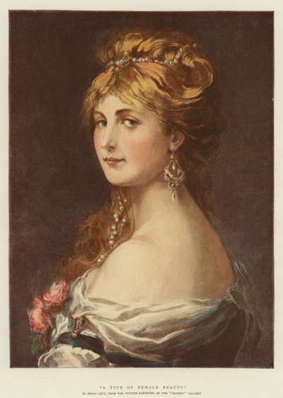 Un type de beauté féminine - English School