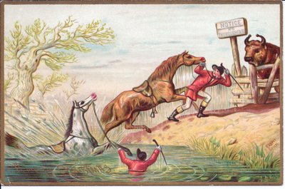 Carte de Noël victorienne d