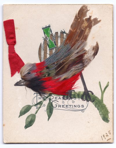 Carte de Noël victorienne d