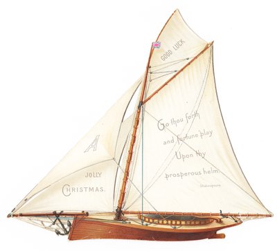Carte de Noël victorienne en trois dimensions, découpée à l