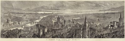 Vue aérienne de Dublin - English School