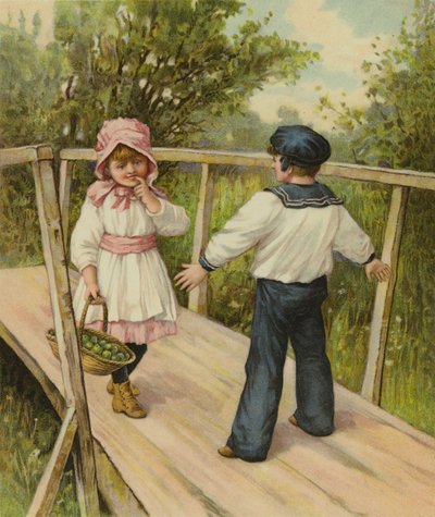 Un garçon disant à une fille qu