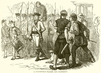 Un paysan goudronné et emplumé - English School