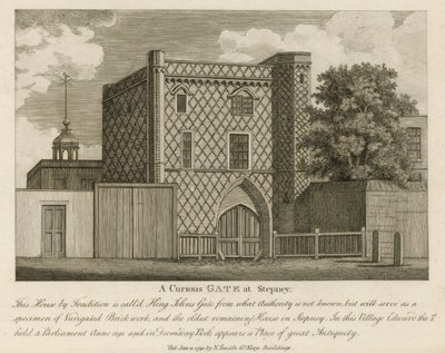 Une porte curieuse à Stepney - English School