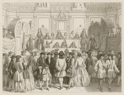 Une loterie; vers 1750 - English School