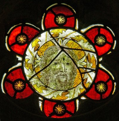 Une fenêtre nord représentant la Tête du Christ - English School